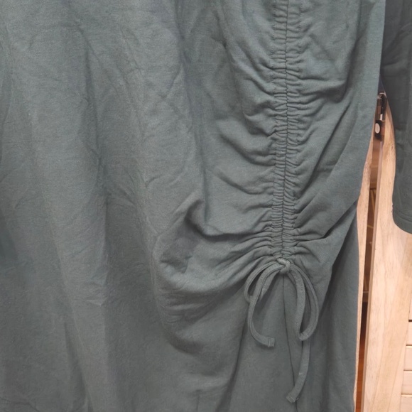Smash + Tess Aubrey Green Ruched Long Sleeve Midi Dress Size 4x NWT - Picture 4 of 7